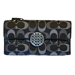 Coach Alexandra signature slim envelope wallet